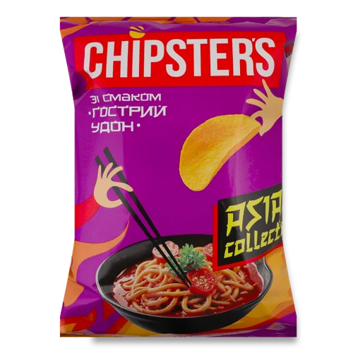 Чипси Картопляні Гострий Удон Asian Collection, м/у 100г