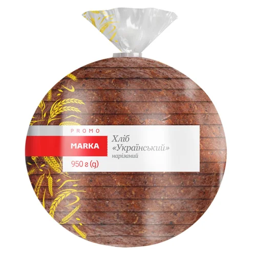 Хліб Marka Promo Український Новий нарізаний 950г
