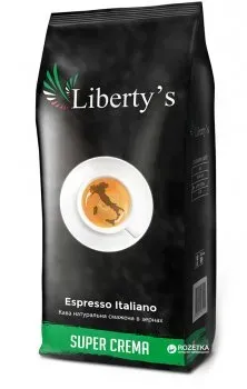 Кава в зернах Liberty`s Super Crema 1 кг