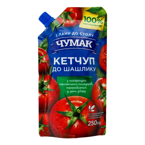 Кетчуп пастеризований До шашлику Чумак д/п 250г
