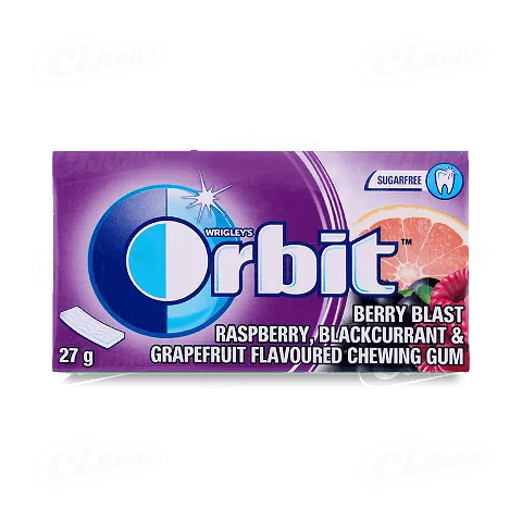 Гумка жувальна Orbit Tabs «Ягідний вибух», 27г