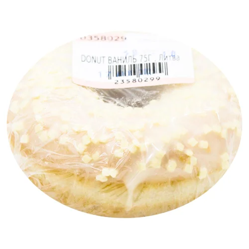 Пончик Mantinga Donut з начинкою зі смаком ванілі 75г