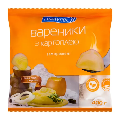 Вареники з картоплею Геркулес м/у 400г