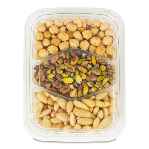 Мікс Горіхів Бланшованих: Мигдаль, Фісташка, Фундук, ТОВ Снек Драйв, п/у 300г