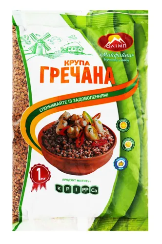 Крупа гречана ядриця швидкорозварювальна Олімп м/у 1кг