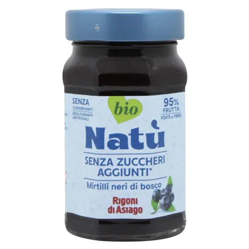Джем Natu з чорниці без додавання цукру органічний 240г