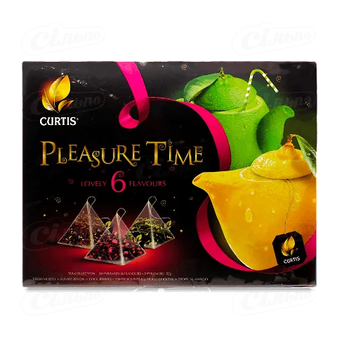 Набір чаю Curtis Pleasure time 6*5*1,7г, 51г