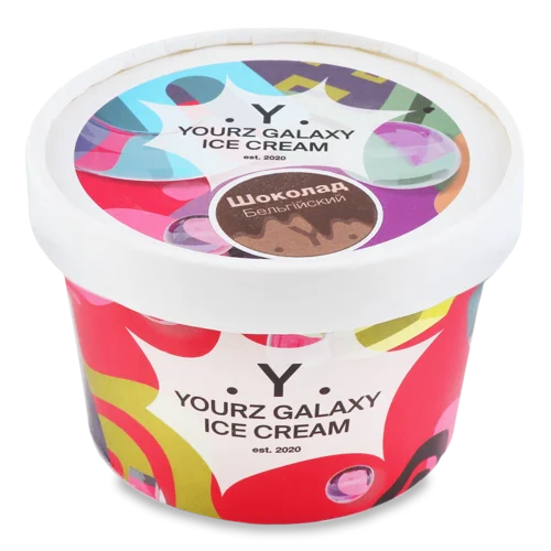 Морозиво Yourz Galaxy Бельгійський Шоколад, 500г