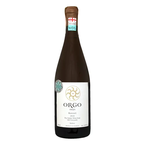 Вино 0.75л 13% біле сухе Ркацителі Orgo пл