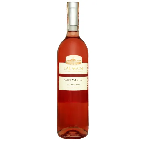Вино 0.75л 12-14% розове сухе Saperavi Badagoni бут