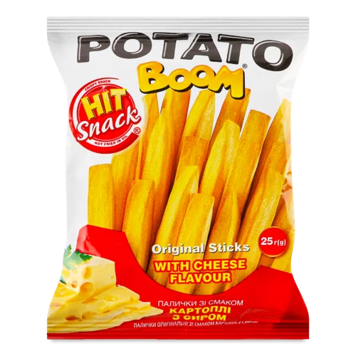 Палички Оригінальні Зі Смаком Картоплі З Сиром, в/ґ, 25г