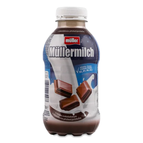 Напій молочний Mullermilch зі смаком шоколаду вітамінний 1,6%