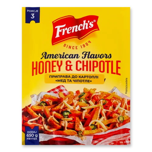 Приправа До Картоплі Honey&Chipotle American Flavors French's, В/К, 15г