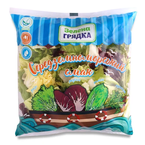 Салат Зелена грядка Середземноморський смак мікс,170г
