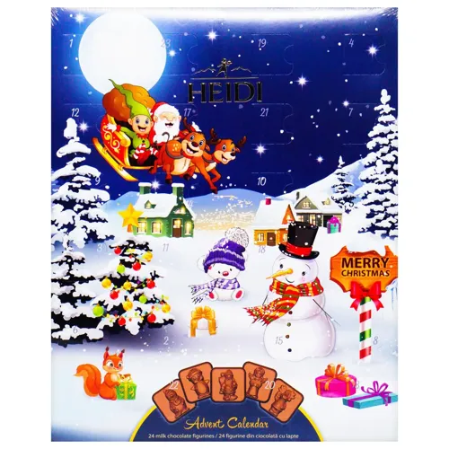 Календар Адвент Heidi з молочного шоколаду 110г
