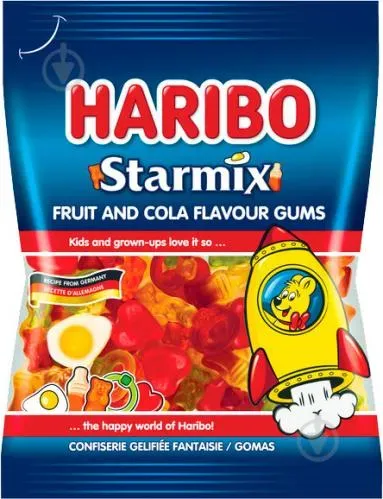 Цукерки желейні неглазуровані «Стармікс» 80г