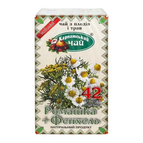Чай Ромашка+Фенхель Карпатський чай
