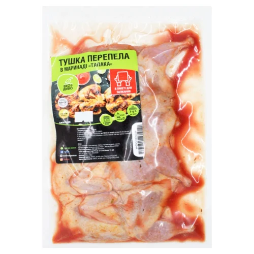 Тушка перепела Екодиво в маринаді тапака 500г