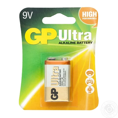 Батарейки GP ultra 9V 1шт