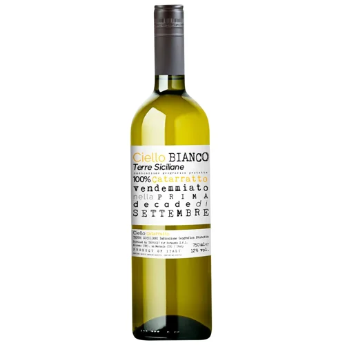 Вино Ciello Terre Siciliane Catarratto сухе біле 12% 0,75л