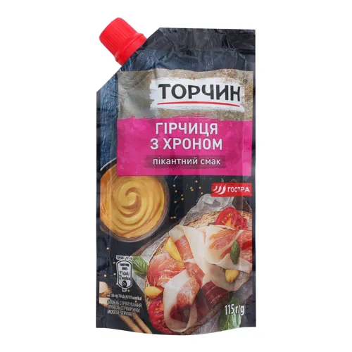 Гірчиця з хріном Торчин д/п 115г