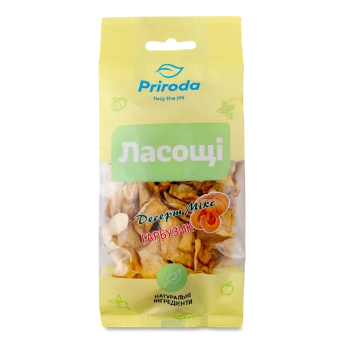 Ласощі Для Декоративних Гризунів Гарбузик Десерт-Мікс Priroda В/ґ 40г
