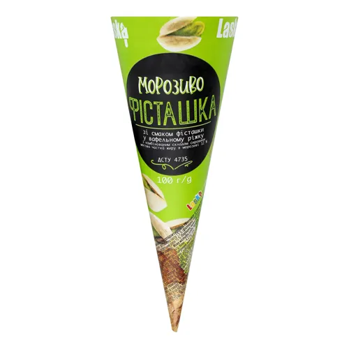 Морозиво 12% Фісташка Laska м/у 100г