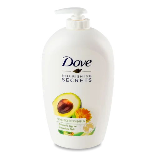 Крем-мило Рідке З Олією Авокадо Та Екстрактом Календули Nourishing Secrets Dove, 500мл