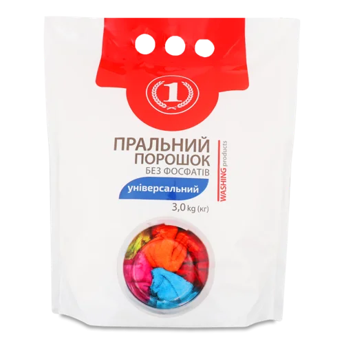 Пральний Порошок Універсальний, 3 кг, ТМ "1"