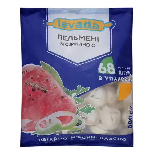 Пельмени зі свининою Levada м/у 800г