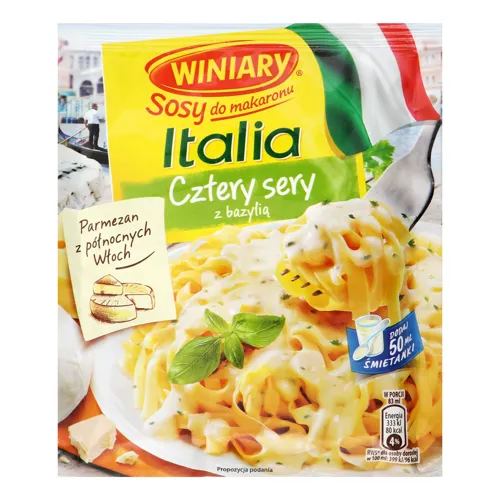 Суміш для приготування соусу італійської кухні Чотири сири Winiary м/у 37г