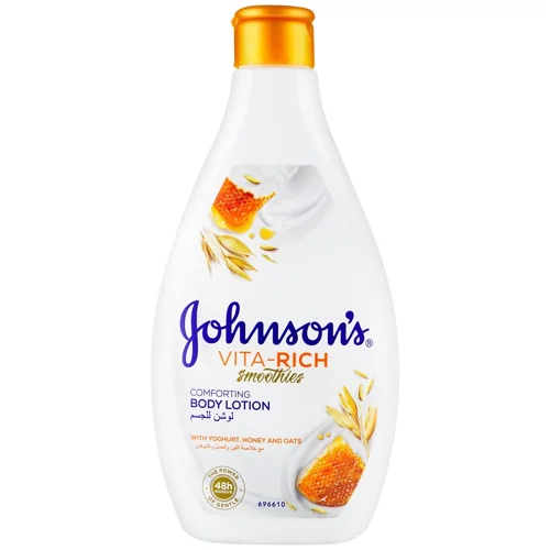 Лосьйон для тіла Johnson's® Vita-Rich Смузі з йогуртом вівсом і медом 400мл