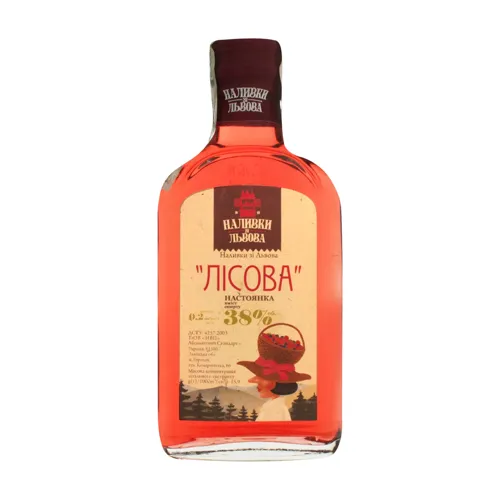 Настоянка 0.2л 38% Лісова Наливки зі Львова пл