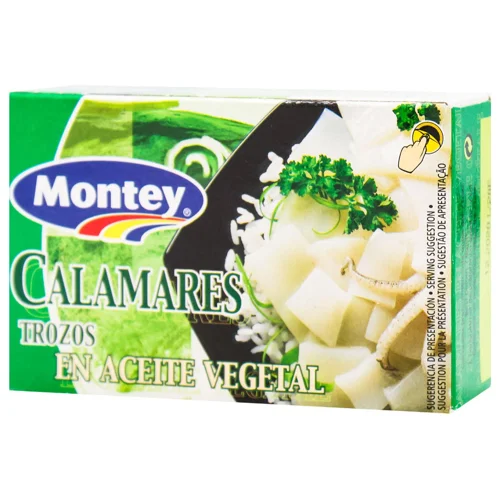 Кальмар Montey в рослинній олії 160г