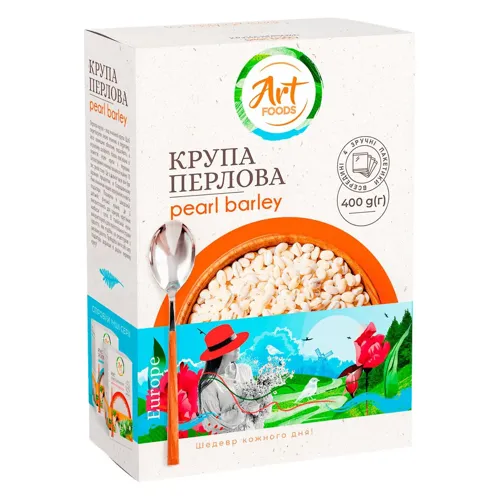 Крупа перлова Art Foods 4*100г