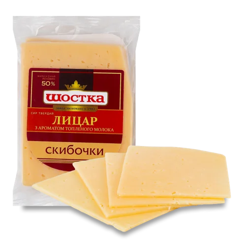 Сир 50% Твердий Український Фірмовий Шостка, в/ґ, 150г