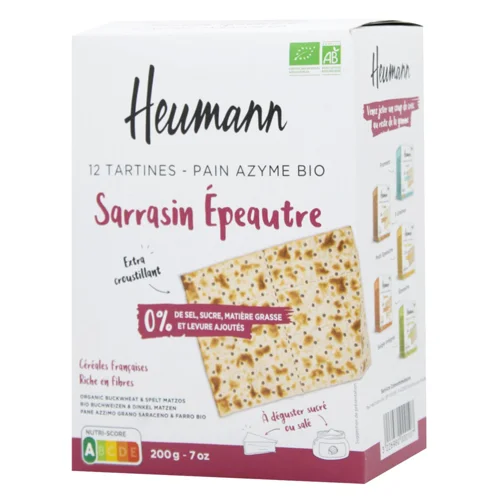 Маца Heumann гречана зі спельтою органічна 200г