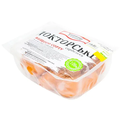 Сардельки Ходорівський МК Докторські натуральна оболонка