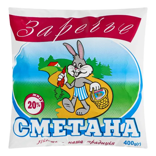 Сметана 20% Заречье м/у 400г