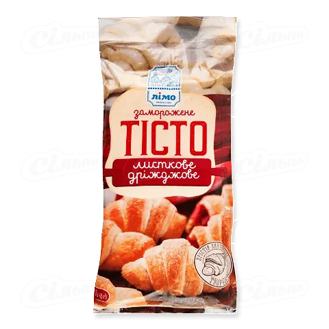 Тісто «Лімо» листково-дріжджове заморожене, 900г
