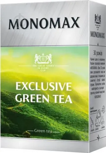 Чай зелений Мономах Exclusive Green Tea китайський листовий 90г