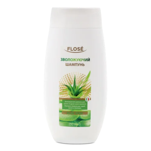 Шампунь Зволожуючий для Сухого та Дуже Сухого Волосся Aloe Vera, Flose, 250мл