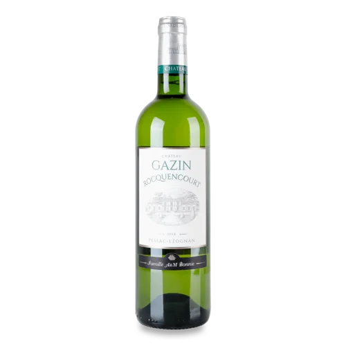 Вино Біле Сухе В/ґ Blanc Chateau Gazin Rocquencourt, 0.75л, 14%