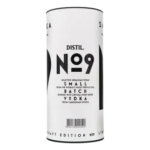 Горілка 0.7л 40% Distil №9 тубус