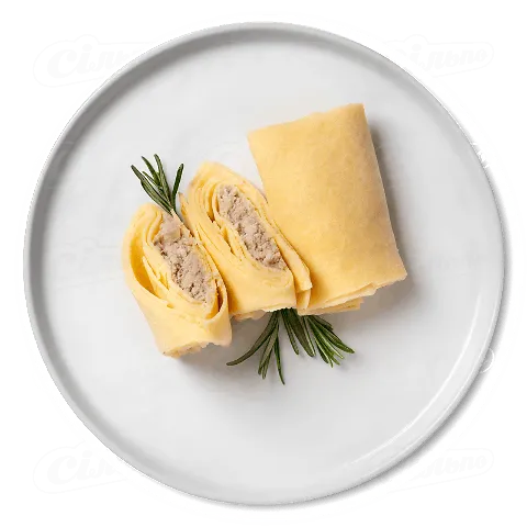 Млинці з м'ясом в упаковці, кг