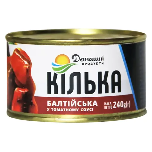 Кілька Домашні Продукти Балтійська в томатному соусі 240г