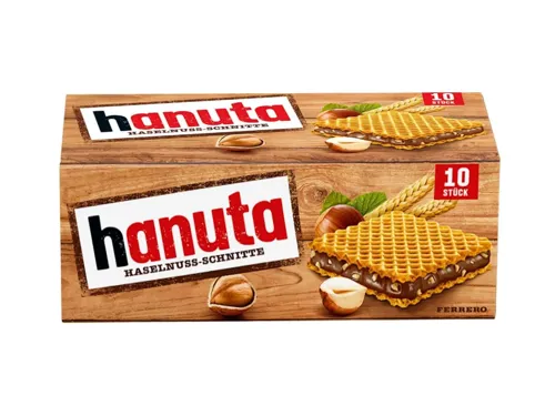 Вафлі Hanuta Haselnuss-Schnitte 220г