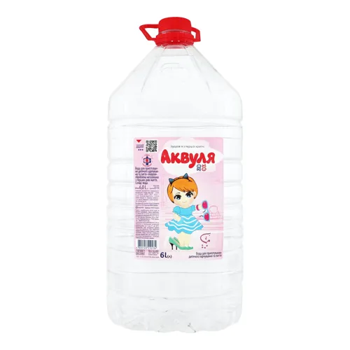 Вода мінеральна Аквуля негазована 6л