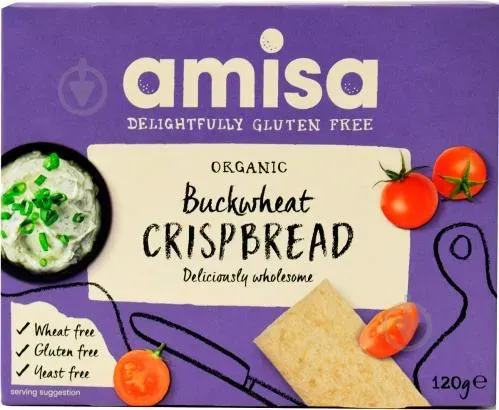 Хлібці Гречані Органік ТМ AMISA