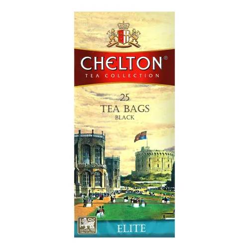 Чай чорний цейлонський з бергамотом Elite Chelton к/у 25х1.5г